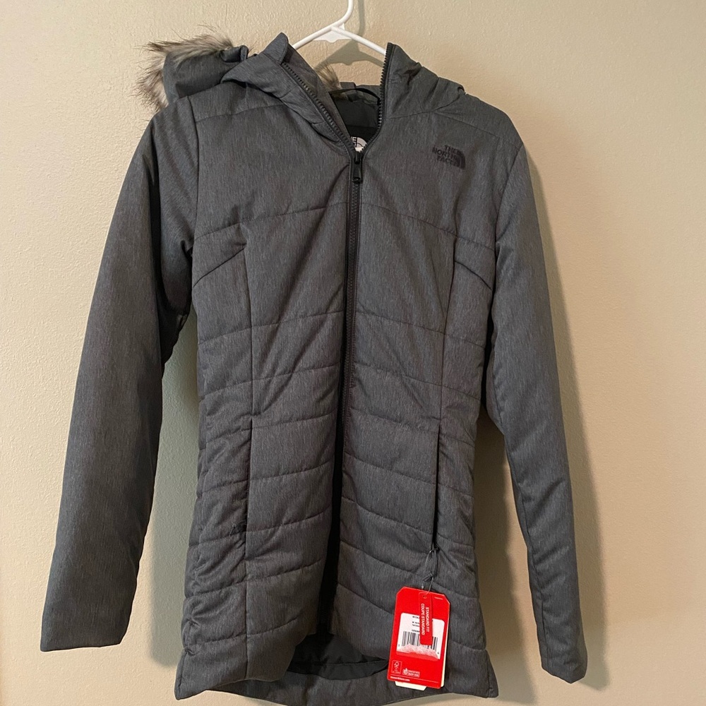 Urban Explore Herringbone North Face Coat